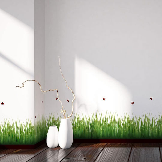Διακοσμητικό Αυτοκόλλητο Τοίχου Grass & Ladybugs Βινυλίου 1τμχ Ango Διακοσμητικό Αυτοκόλλητο Τοίχου Grass & Ladybugs Βινυλίου 1τμχ Ango