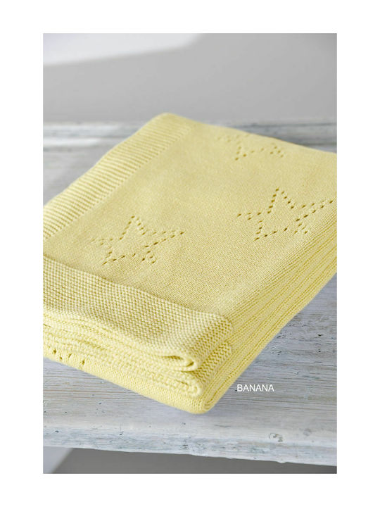 Down Town Home Blanket Nursery Swaddling Blankets 449 Knitted Yellow 75x105cm
