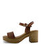 Sandalen Braun