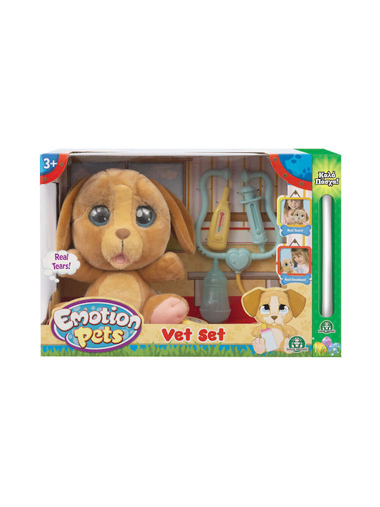 Παιχνιδολαμπάδα Emotion Pets Σκυλάκι με Σετ Κτηνιάτρου για 3+ Ετών Giochi Preziosi