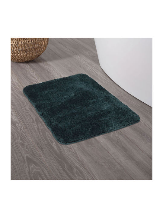 Sealskin Αντιολισθητικό Πατάκι Μπάνιου Microfiber Angora 800119 Dark Green 60x90εκ.