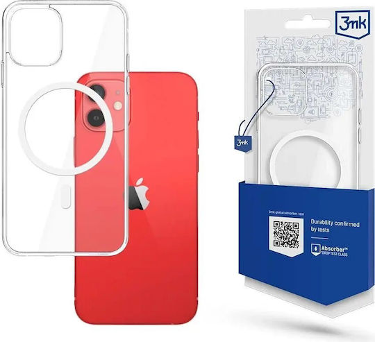 3MK MagCase Umschlag Rückseite Silikon 1.5mm Transparent (iPhone 12 mini)