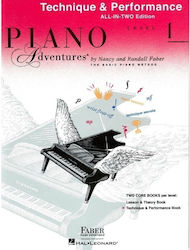 Faber Piano Adventures All-In - TwoTechnique & Performance 1 Μέθοδος Εκμάθησης για Πιάνο