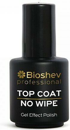 Bioshev Professional Soak Off No Wipe Топ покритие за Полу-перманентни Лакове 8мл