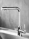 5-GTS Tall Kitchen Faucet Counter Chrome