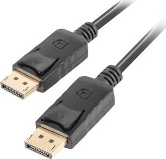 Lanberg Cable DisplayPort male - DisplayPort male 0.5m Black (CA-DPDP-10CC-0005-BK)