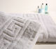 Marwa Hotel Hand Towel Meander 70x140 cm 500gsm White