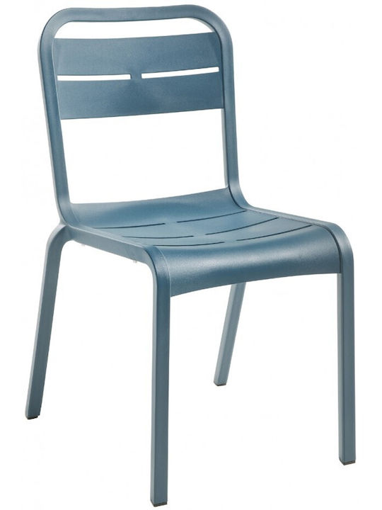 Outdoor-Stuhl Polypropylen Cannes Mineral Blue ...