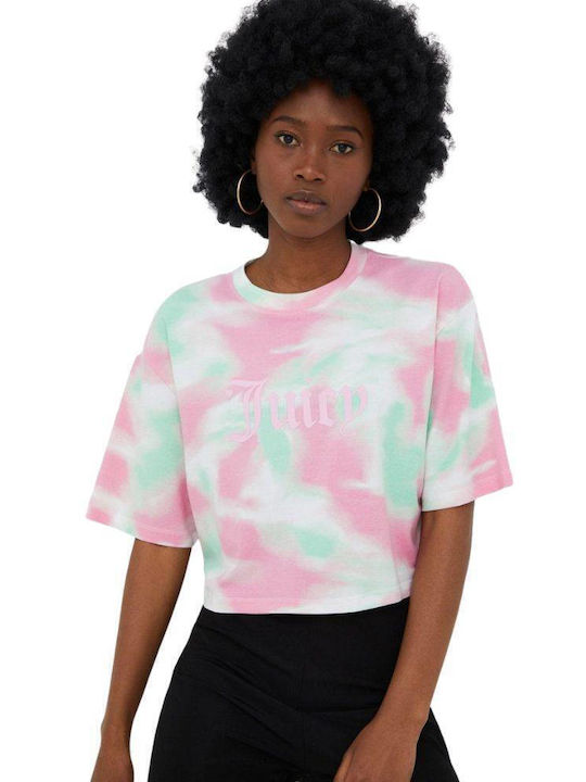 Κοντομάνικο Crop Top Μωβ