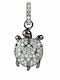 Lancaster Italia Animal Charm Made of Silver with Zircon