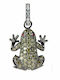 Lancaster Italia Animal Charm Made of Silver with Green Zircon
