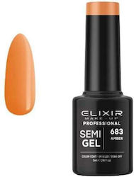 Elixir Semi Gel Semipermanent Lac de Unghii Amb...