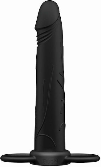 Shots Realistic Treasure με Dildo 14cm σε Μαύρο Χρώμα