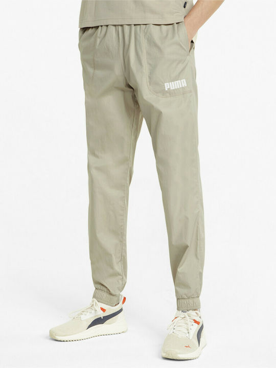 Puma Men's Sweatpants with Rubber Beige