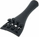 Wittner 918131 Violin Tailpiece 1/2 Χορδιέρα σε Μαύρο Χρώμα