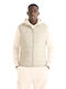 Bulock Sleeveless Jacket Puffer Beige