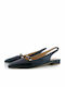 Damen Ballerinas Slingback in Marineblau Farbe
