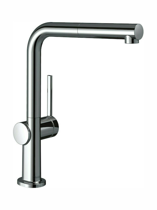 Hansgrohe Talis M54 Kitchen Faucet Counter with Shower Silver