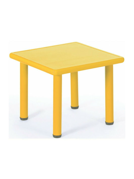 SQ Kindertisch aus Plastik Gelb