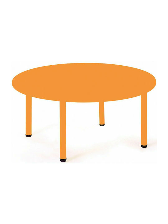 Ron Kids Table made of Plastic Orange