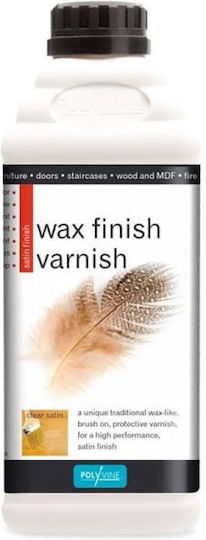 Polyvine Wax Finish Κερί Άχρωμο Ματ 1lt