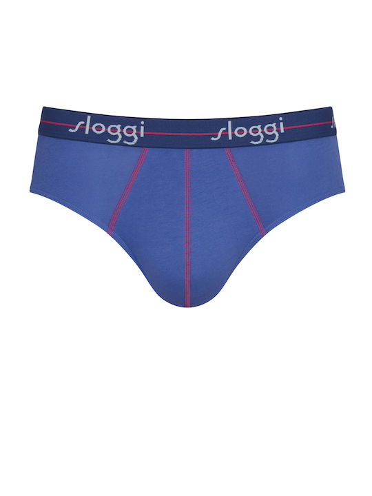 Sloggi Men's Slips Blue / Navy Blue / Pink 3Pack