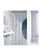 Sealskin Earth Fabric Shower Curtain 180x200cm Green