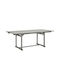 Tisch Ausziehbar Gray 150x100x75cm