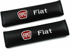 Set de zone de pernă "Fiat" 2pcs OEM - Black Carbon