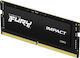 Kingston Fury Impact 16GB DDR5 RAM cu Viteză 4800 pentru Laptop