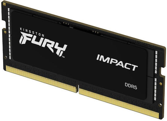 メモリー KINGSTON FURY KF54S8S38IB-16 16GB DDR5 Kingston Fury Impact 16GB DDR5 RAM cu Viteză 4800 pentru Laptop