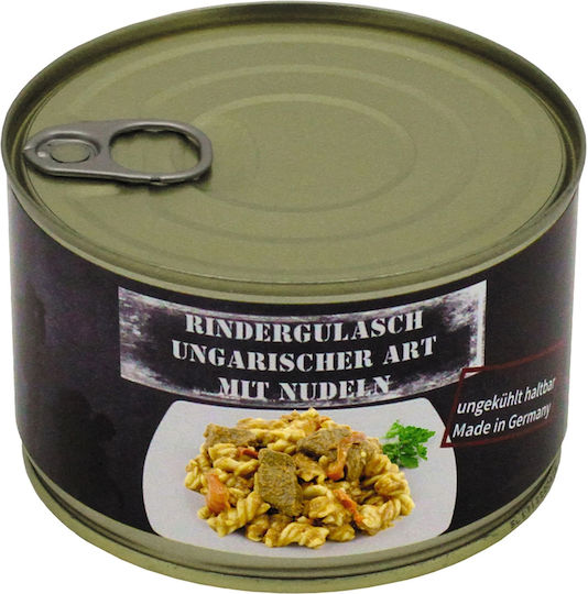 MFH Goulash Beef with Noodles Ready Meal with Meat Pasta 556kcal 400gr 10 Years