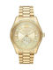 Michael Kors Lexington Watch Chronograph Battery with Gold Metal Bracelet