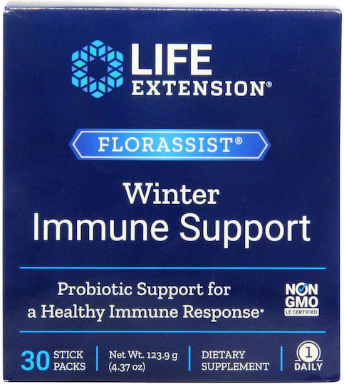 Life Extension Florassist Winter Immune Support Συμπλήρωμα για την Ενίσχυση του Ανοσοποιητικού 30 φακελίσκοι