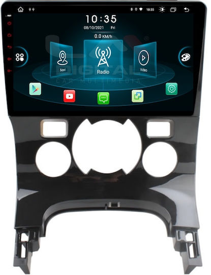 LM Digital Ηχοσύστημα Αυτοκινήτου για Peugeot 3008 / 206 / 5008 2009-2016 με Clima (Bluetooth/USB/AUX/WiFi/GPS/Apple-Carplay/Android-Auto) με Οθόνη Αφής 9"