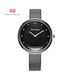 Mini Focus Women's Watch with Black Metal Bracelet