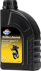 Fuchs Silkolene Scooter 2T Synthetic Motorcycle Oil for Two-Stroke Engines 1lt