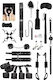 Shots Ouch Advanced Bondage Kit BDSM Black Black