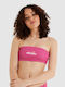 Assa Strapless Bikini Top Φούξια
