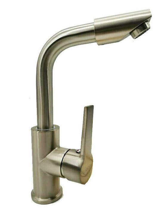 Poly-90 Kitchen Faucet Counter Silver