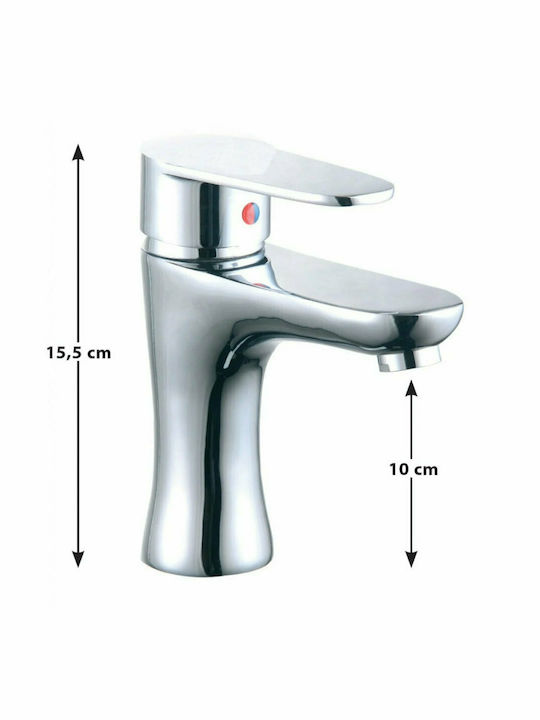 Poly-64 Mixing Sink Faucet Silver