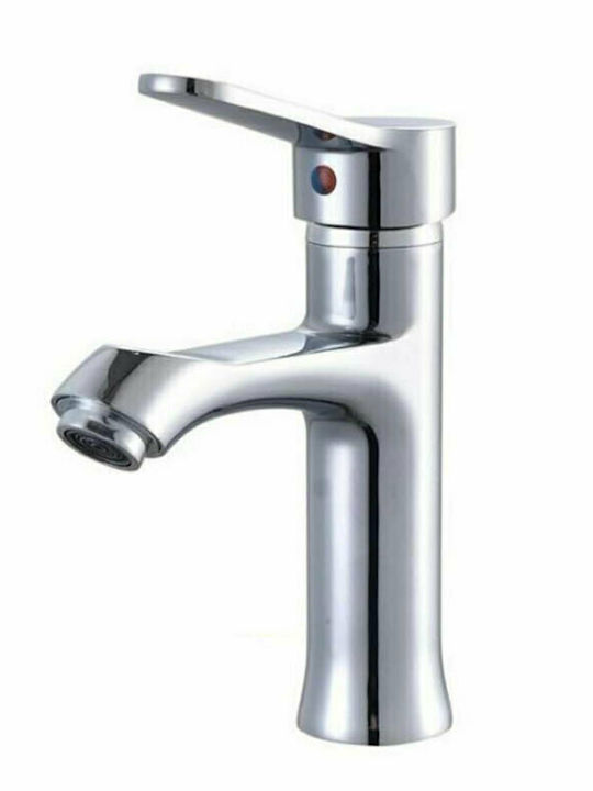 Poly-19 Mixing Sink Faucet Silver