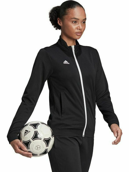 adidas Entrada 22 Women's Sweatshirt Jacket Black