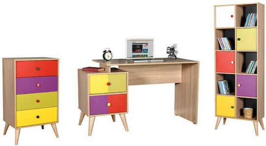 Set de Dormitor pentru Copii Multicolor Sonoma 3buc