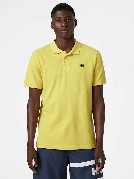 Helly Hansen Transat Ανδρικό T-shirt Polo Κίτρινο