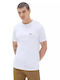 Vans Ανδρικό T-shirt Λευκό με Λογότυπο