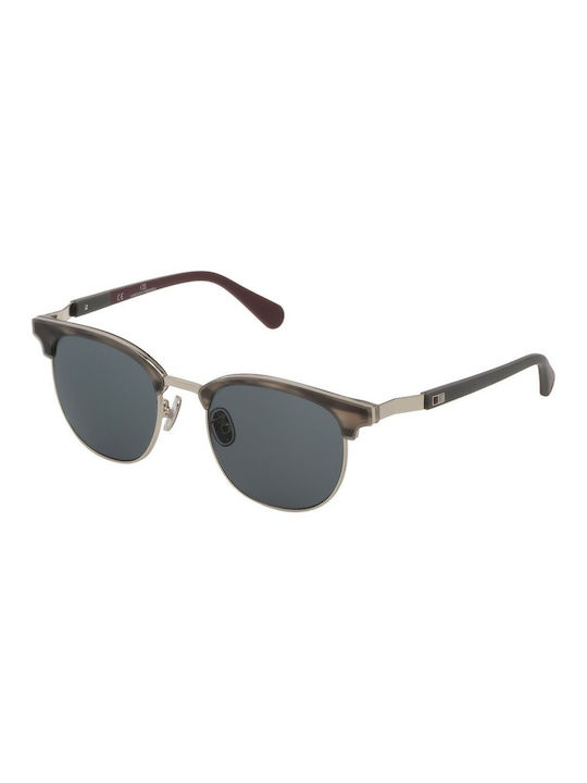 Carolina Herrera Men's Sunglasses with Gray Frame and Gray Lens SHE157 0579