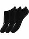 Puma Boys 3 Pack Sport Ankle Socks Black