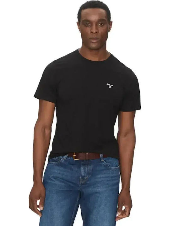 Barbour T-shirt Μαυρο