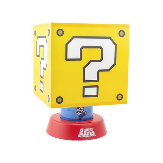 Paladone Kinder Dekorative Lampe Super Mario Question Block Gelb 18x18x26.6εκ.